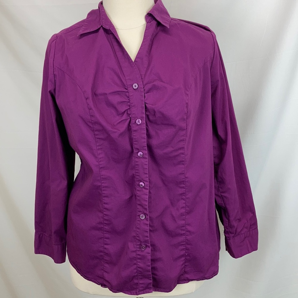 Plus size button down shirts _ for 1 shirt 18W 20W - Picture 4 of 4